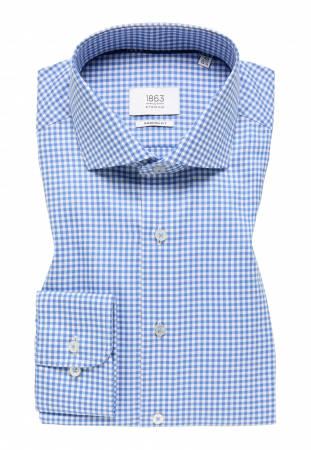 Camasa caro, modern fit, pentru barbati, 100% bumbac, maneca lunga, model 8128/13 X682 Eterna [5]