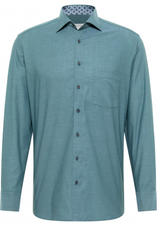 Camasa verde, modern fit, pentru barbati, 100% bumbac, maneca lunga, model  8134/22 X15K Eterna [5]