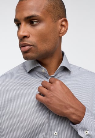 Camasa verde, modern fit, pentru barbati, 100% bumbac, maneca lunga, model 8155/45 X17V Eterna [1]