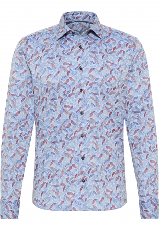 Camasa blue, slim fit, pentru barbati, 100% bumbac, maneca lunga, model 8160/57 FS8P Eterna 42 [4]