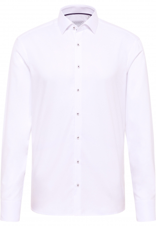 Camasa alba, slim fit, pentru barbati, 100% bumbac, maneca lunga, model 8464/00 F171 Eterna [3]