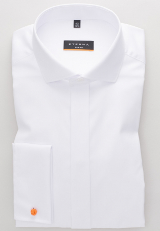 Camasa COVER GALA  alba, slim fit, pentru barbati, 100% bumbac, maneca lunga, model 8817/00 F392 Eterna [1]