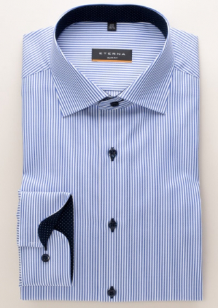 Camasa dungi, slim fit, pentru barbati, 100% bumbac, maneca lunga, model 8992/16 F140 Eterna [4]