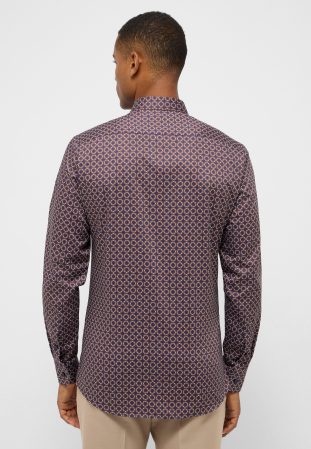 Camasa imprimeu, slim fit, pentru barbati, 100% bumbac, maneca lunga, model 4396/54 F170 Eterna [2]