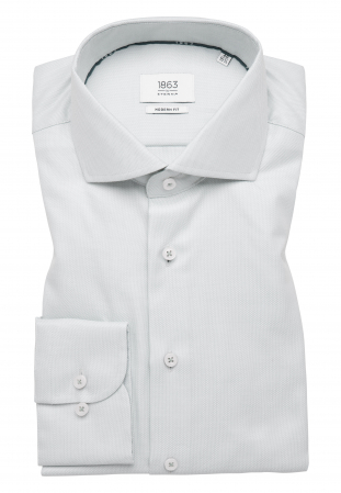 Camasa verde, modern fit, pentru barbati, 100% bumbac, maneca lunga, model 8266/41 X682 Eterna [5]