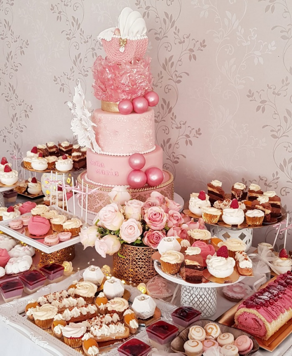 Candy bar botez pe roz ai alb [4]