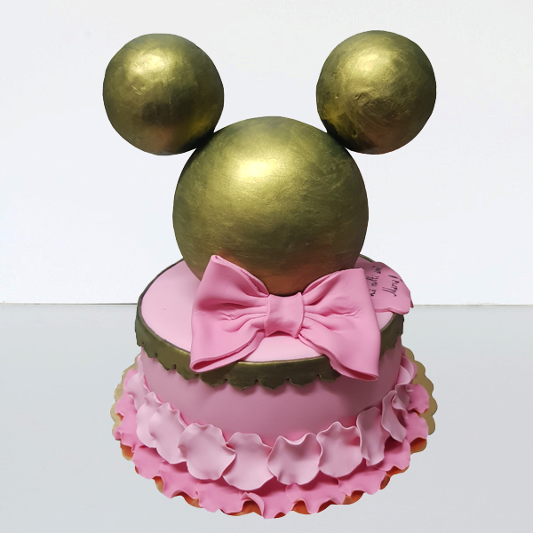 Tort capul lui Minnie Mouse auriu [1]