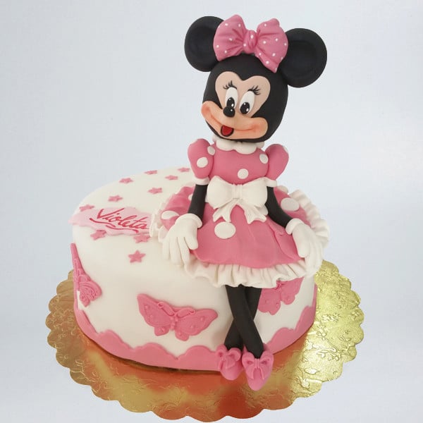 Tort cu Minnie Mouse pe tort [1]