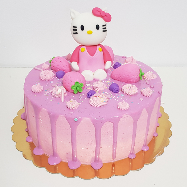 Tort Hallo Kitty - frosting roz [1]