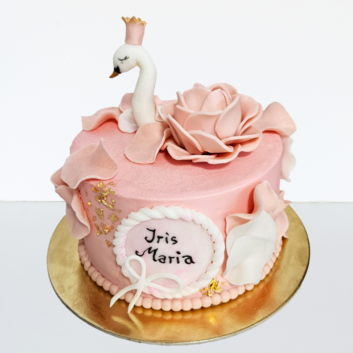 Tort in frosting cu Lebada Iris Maria [1]