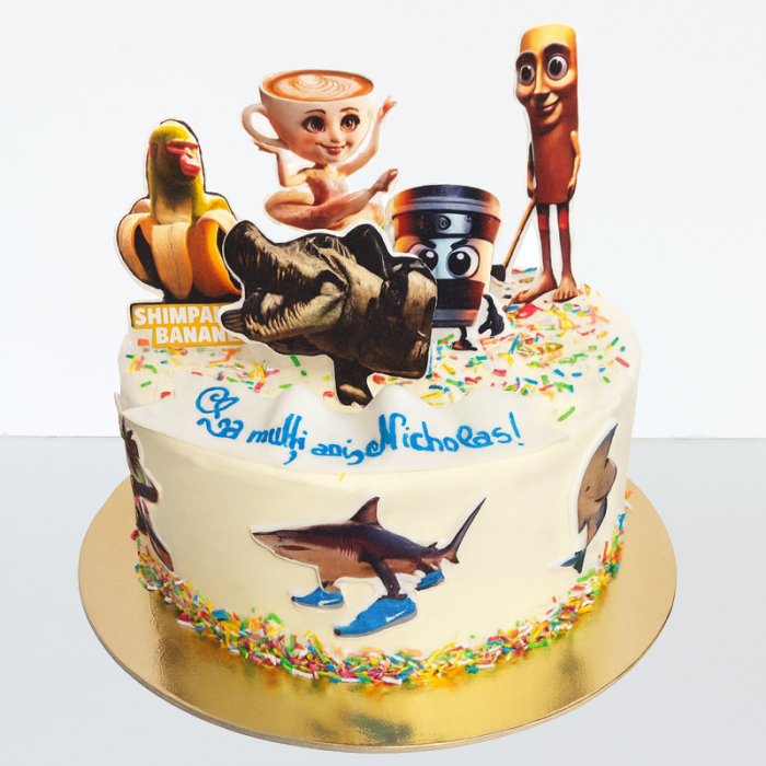 Tort in frosting balerina Capucina [1]