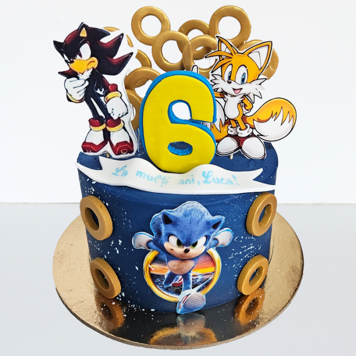 Tort in frosting Sonic Luca [1]