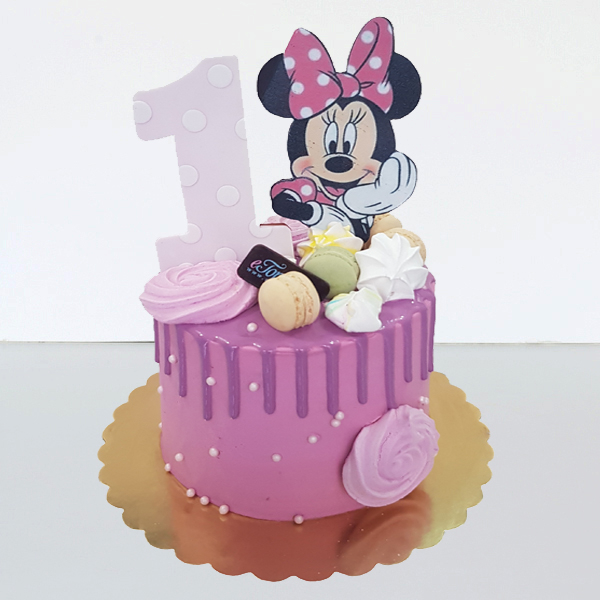 Tort Minnie Mouse 2d in frosting si cifra 1 [1]