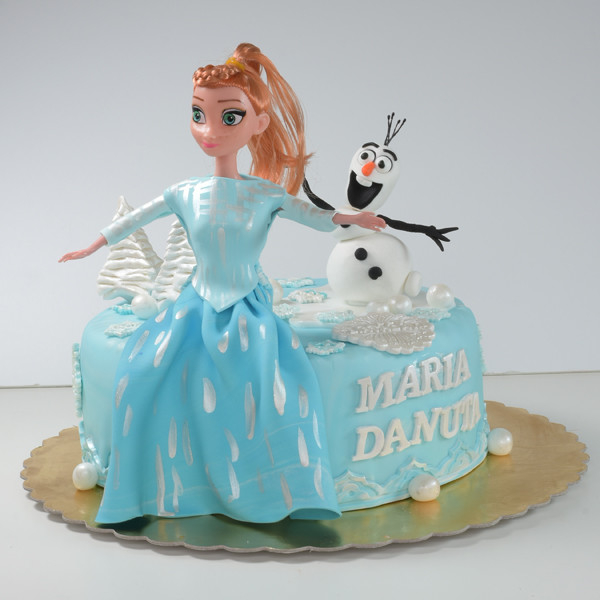 Tort printesa Elsa cu Olaf [1]