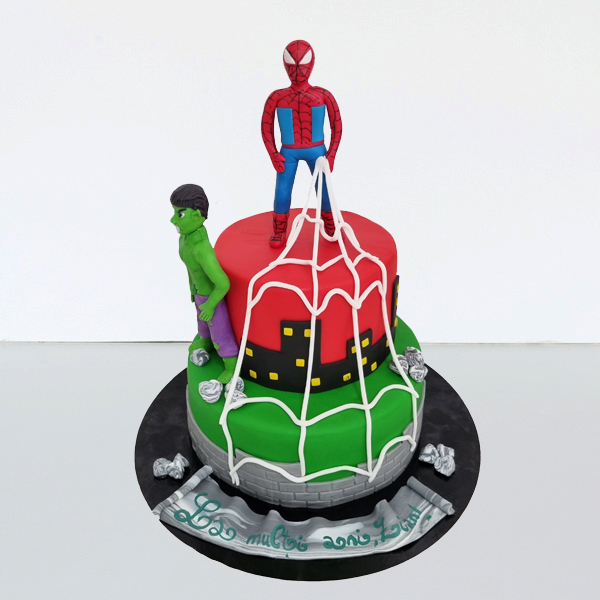 Tort Spiderman si Hulk pe etaj [1]