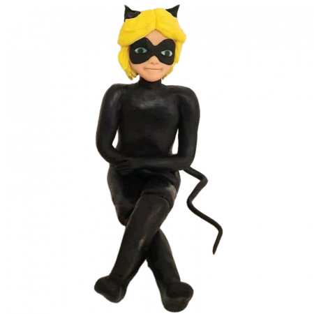 Figurine - Figurina Motan noir