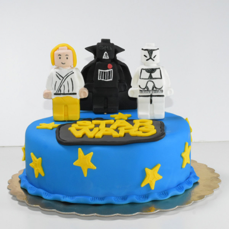 Torturi in pasta de zahar pentru baietei - Lego Star Wars 3 personaje