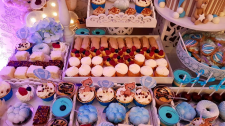Candy Bar botez cu ursulet si balon de aer cald [3]