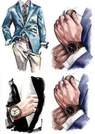 Poze comestibile - Poza fashion barbat