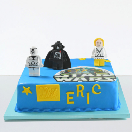 Torturi in pasta de zahar pentru baietei - Star Wars personaje si poza