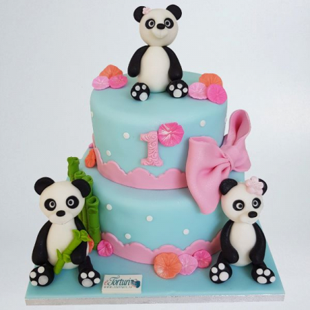 Torturi de lux - Tort botez cu Panda