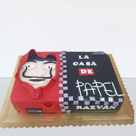 Torturi pentru pasiuni - Tort Casa de Papel nr 2