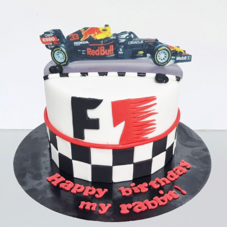 Torturi in pasta de zahar pentru baietei - Tort formula 1