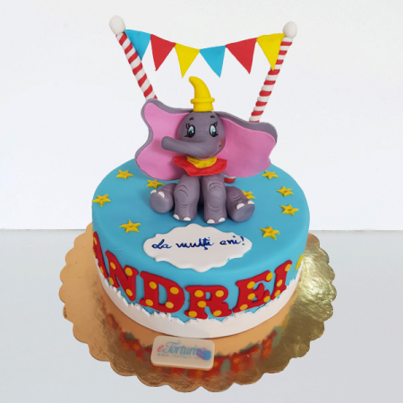 Torturi - Tort cu elefantelul Dumbo