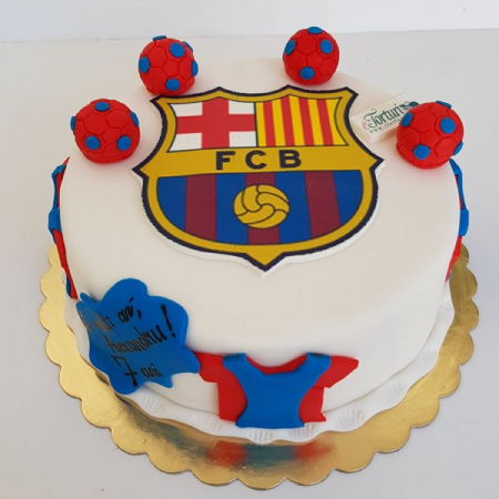 Torturi cu poza - Tort cu FC Barcelona