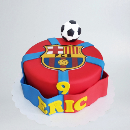 Torturi copii - Tort cu sigla Barcelona