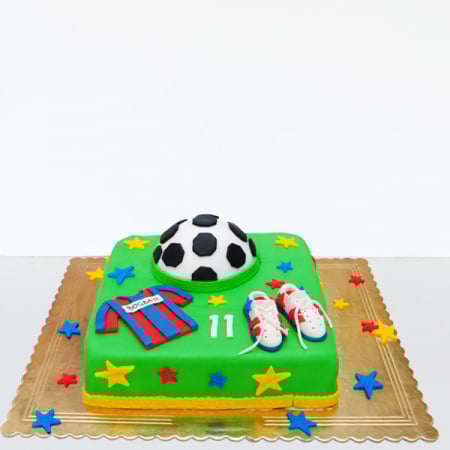 Torturi copii - Tort cu fotbal