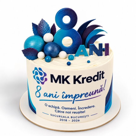 Torturi pentru pasiuni - Tort corporate Mk Kredit