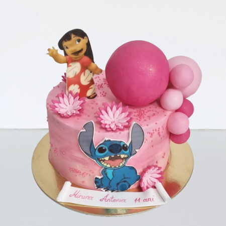 Torturi in frosting- crema pentru fetite - Tort in frosting Lilo si Stick