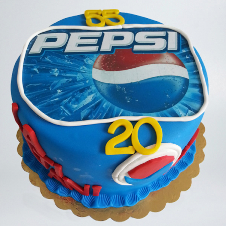 Torturi cu poza - Tort cu poza Pepsi