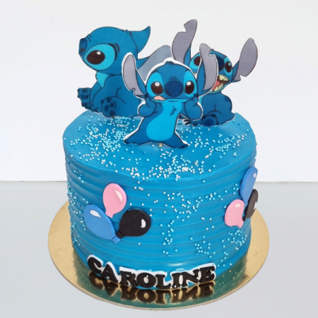 Torturi in frosting- crema pentru baieti - Tort cu Stitch