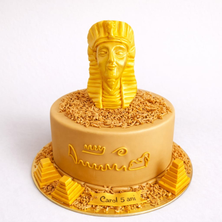 Torturi pentru pasiuni - Tort Egipt pe auriu