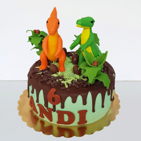 Torturi copii - Tort Dinozauri si oua de ciocolata