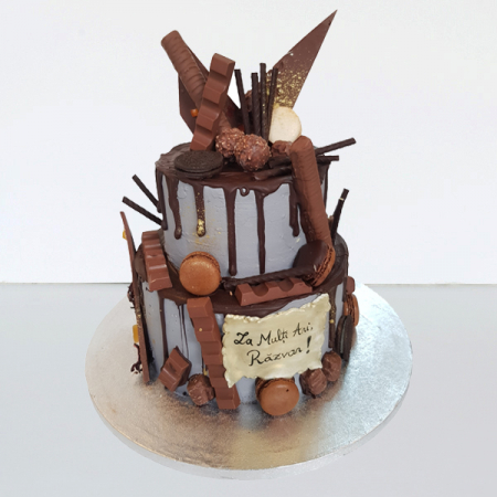 Torturi pentru pasiuni - Tort Dri cake gri