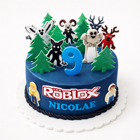 Torturi in pasta de zahar pentru baietei - Tort 99 nights