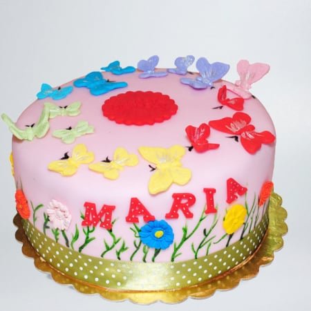 Torturi - Tort fluturasi in zbor Happy Birthday