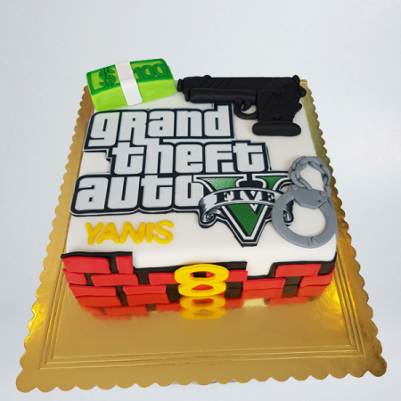 Torturi pentru pasiuni - Tort Grand Theft Auto