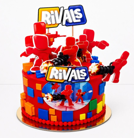 Torturi in frosting- crema pentru baieti - Tort in frosting Rivals