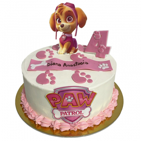 Torturi in frosting- crema - Tort in frosting Sky Paw Patrol