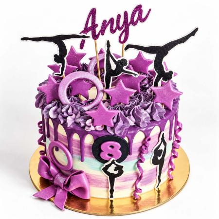 Torturi pentru pasiuni - Tort in frosoting Siluete Balerine