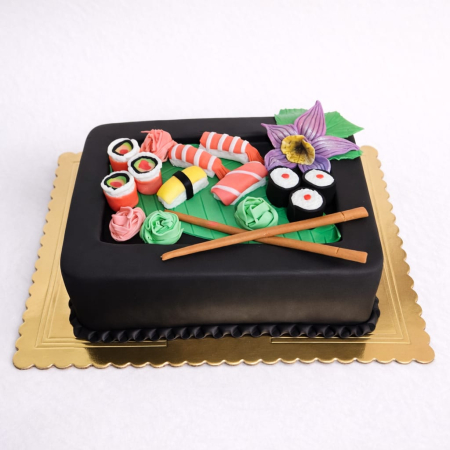 Torturi pentru pasiuni - Tort cu Sushi