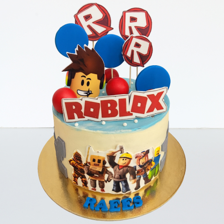 Torturi in frosting- crema pentru baieti - Tort in frosting Roblox Rares