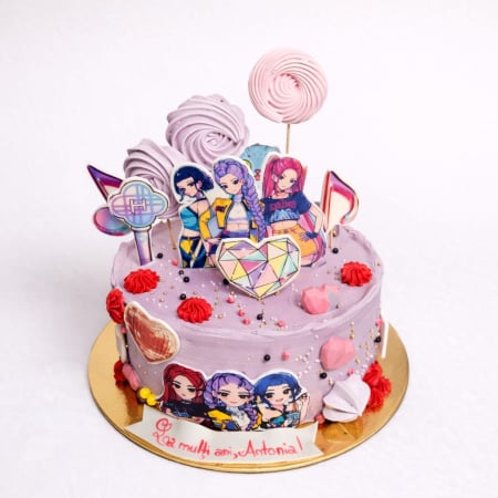 Torturi in frosting- crema - Tort in frosting Kpop Antonia