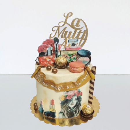 Torturi in frosting- crema pentru fetite - Tort in frosting Fashion