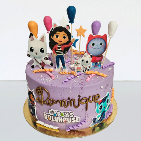 Torturi in frosting- crema - Tort in frosting Gabby Dollhouse Ella