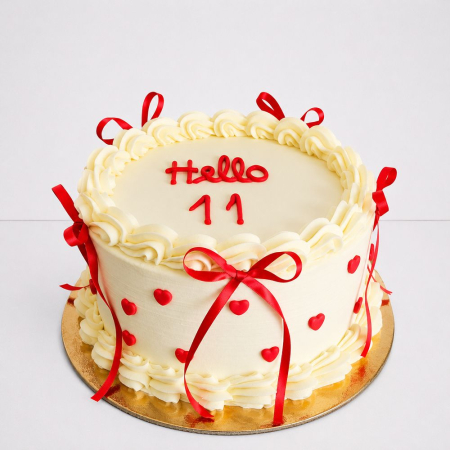 Torturi pentru adulti - Tort in frosting Hello 11
